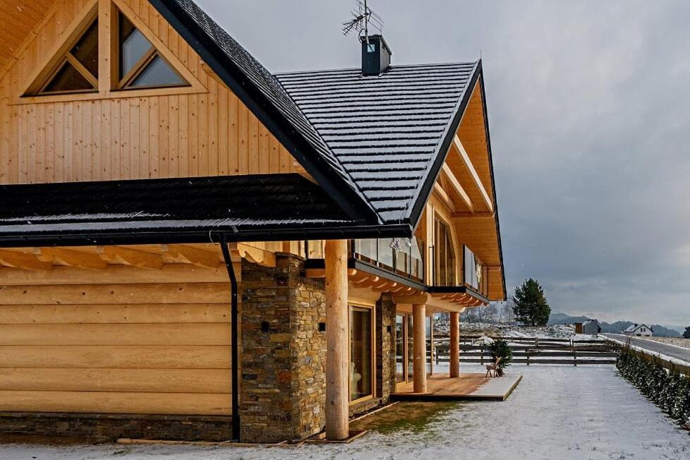 Eco Dom Z Sauna- Pasja II View,Lake & Ski Villa Kluszkowce Eksteriør bilde